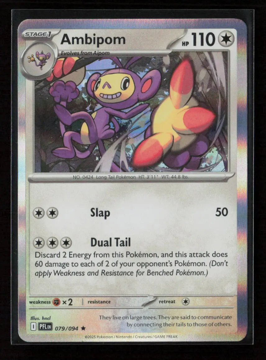 Ambipom - Rare Me02: Phantasmal Flames 079/094 Nm 1