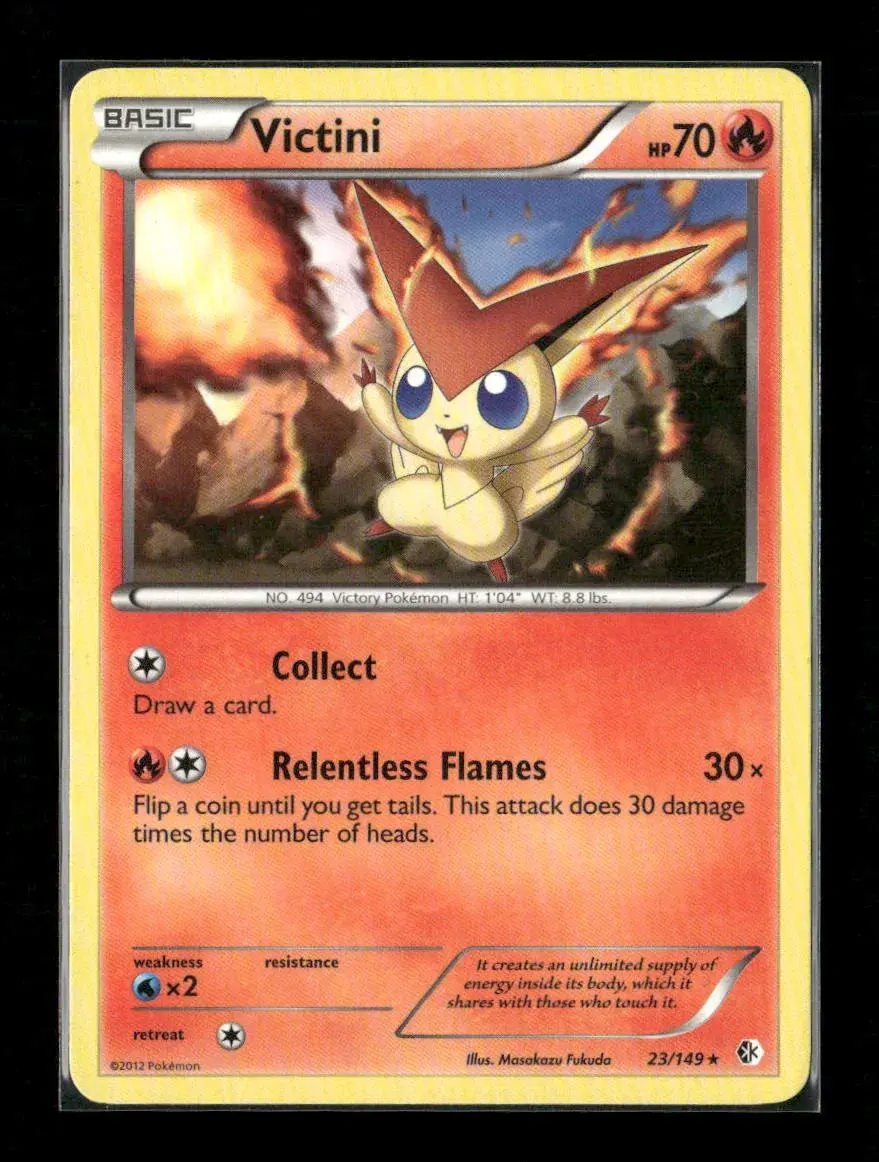 Victini Rare Boundaries Crossed 23/149 Lp 1