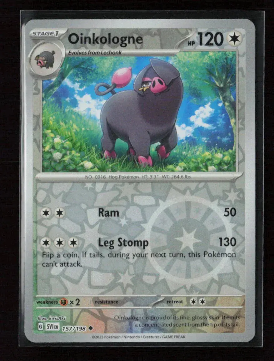 Oinkologne Uncommon Sv01: Scarlet & Violet Base Set 157/198 Nm 1