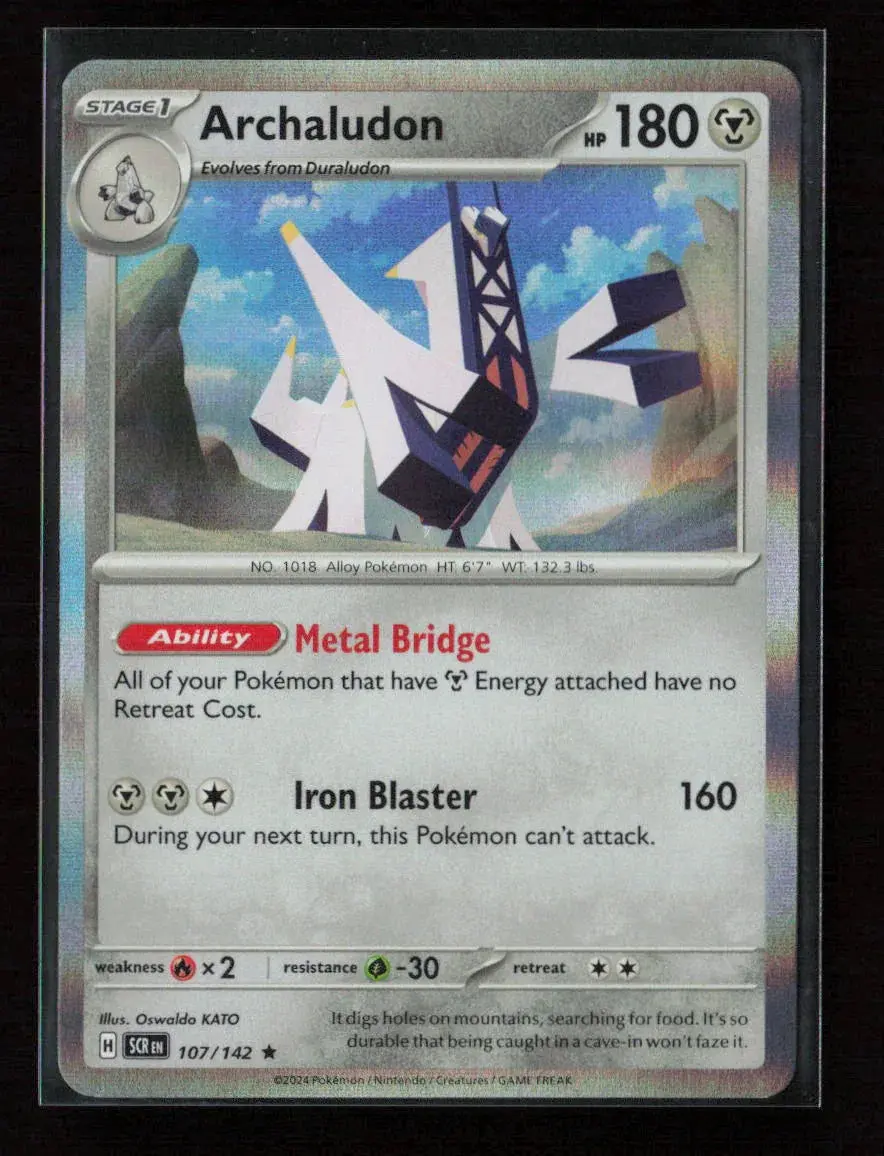 Archaludon - Rare Sv07: Stellar Crown 107/142 Nm 1