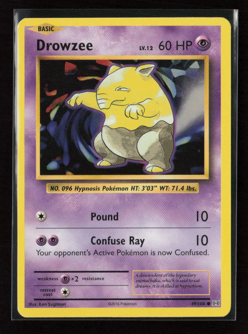 Drowzee Common Xy - Evolutions 49/108 Lp 1