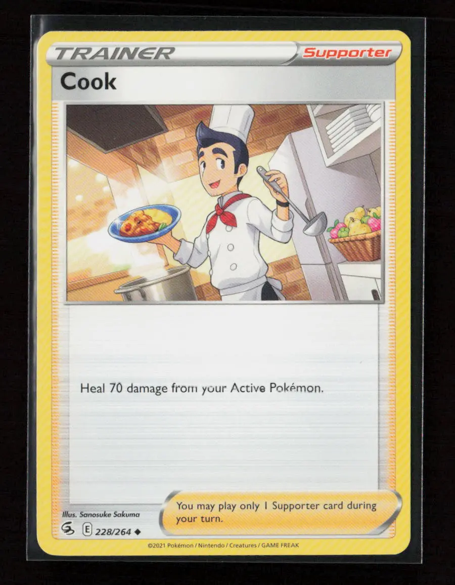 Cook Uncommon Swsh08: Fusion Strike 228/264 Lp 1