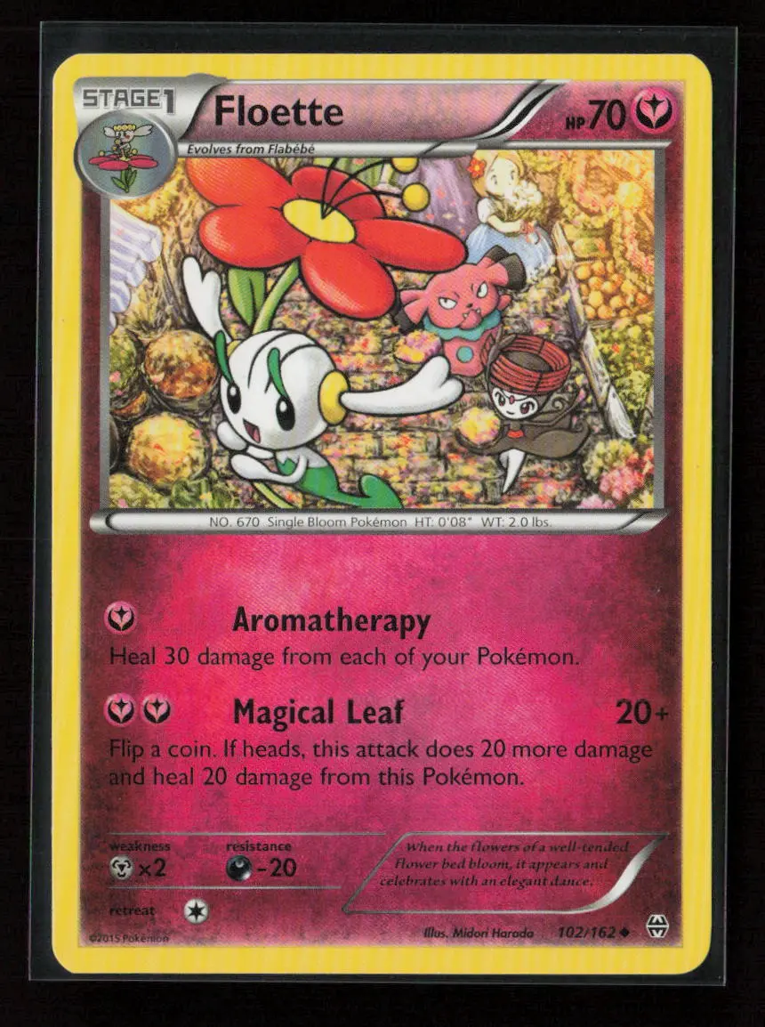 Floette Uncommon Xy - Breakthrough 102/162 Lp 1