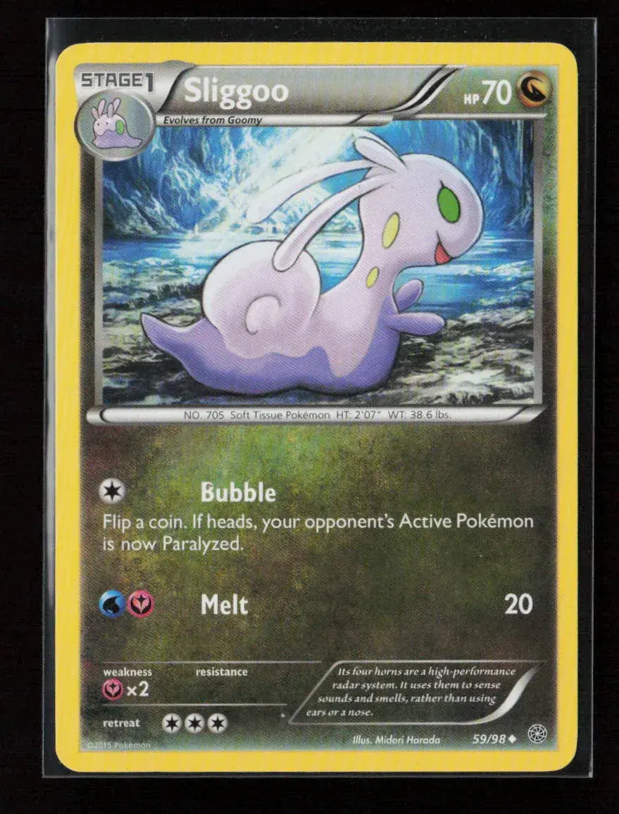 Sliggoo Uncommon Xy - Ancient Origins 59/98 Mp 1