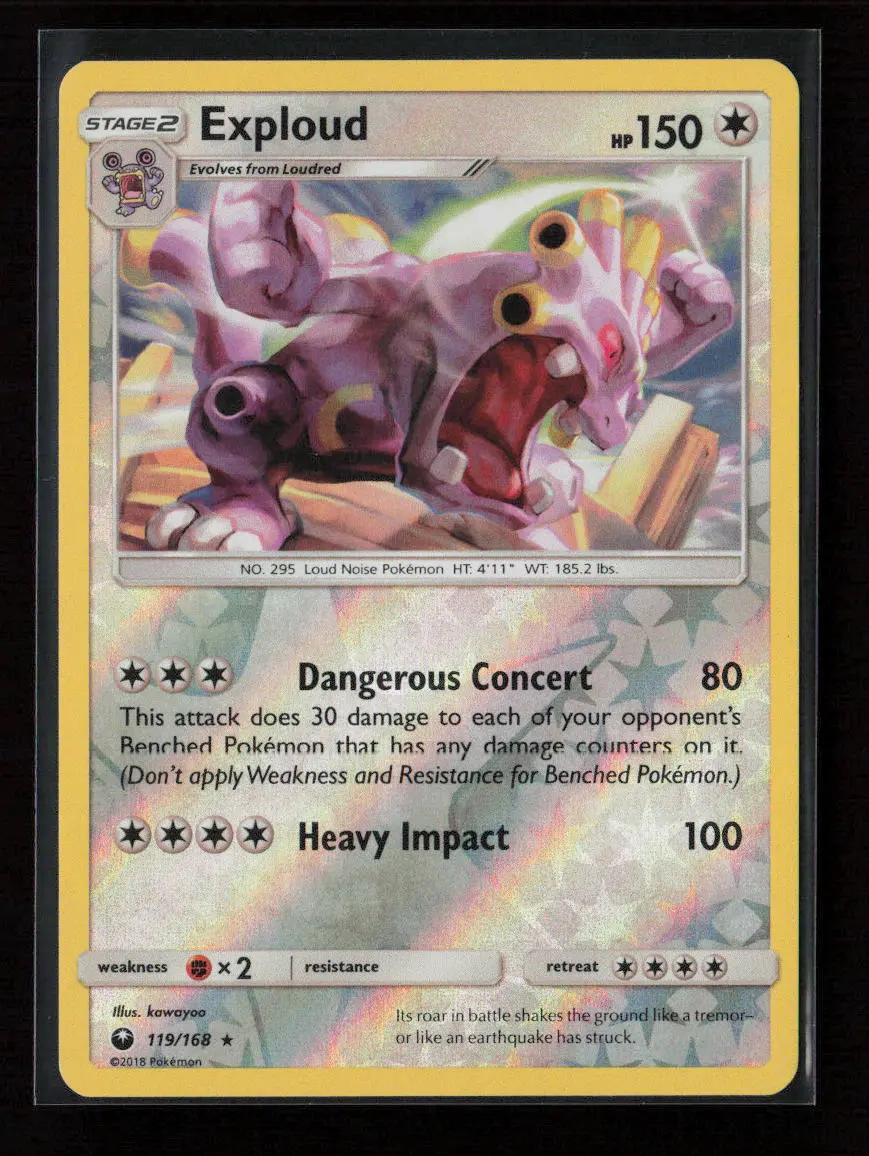 Exploud Rare Sm - Celestial Storm 119/168 Nm 1