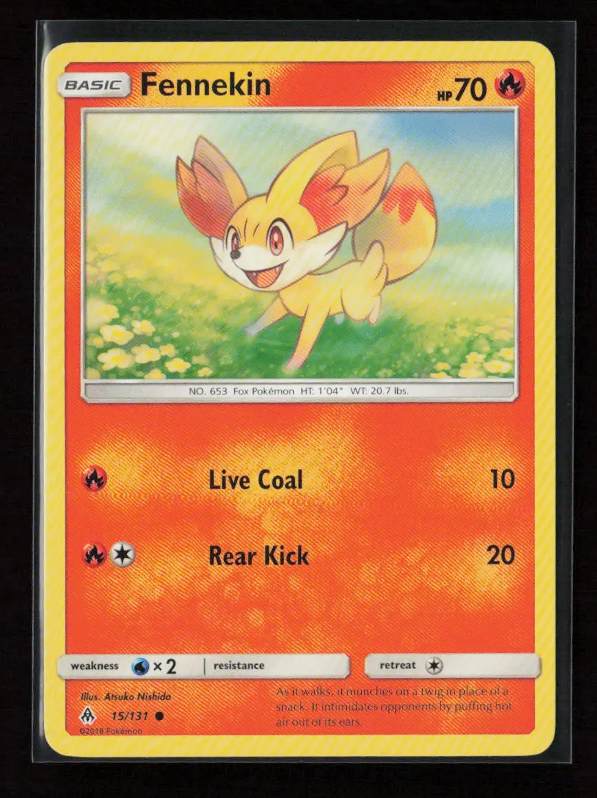 Fennekin (15) Common Sm - Forbidden Light 15/131 Lp 1