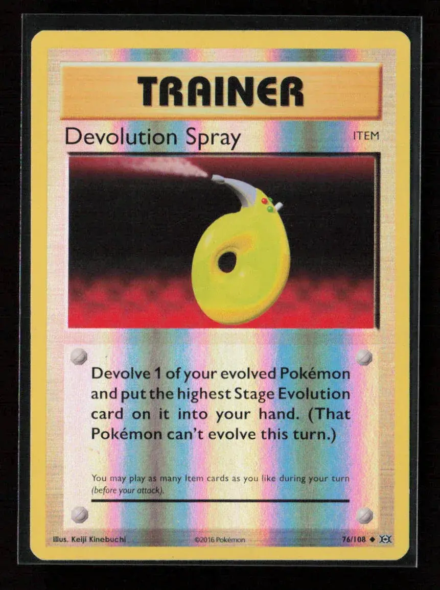 Devolution Spray Uncommon Xy - Evolutions 76/108 Lp 1