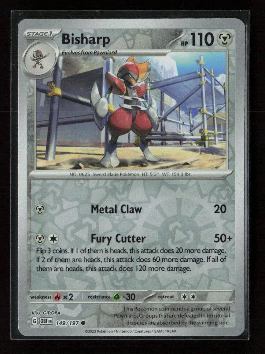 Bisharp Common Sv03: Obsidian Flames 149/197 Nm 1