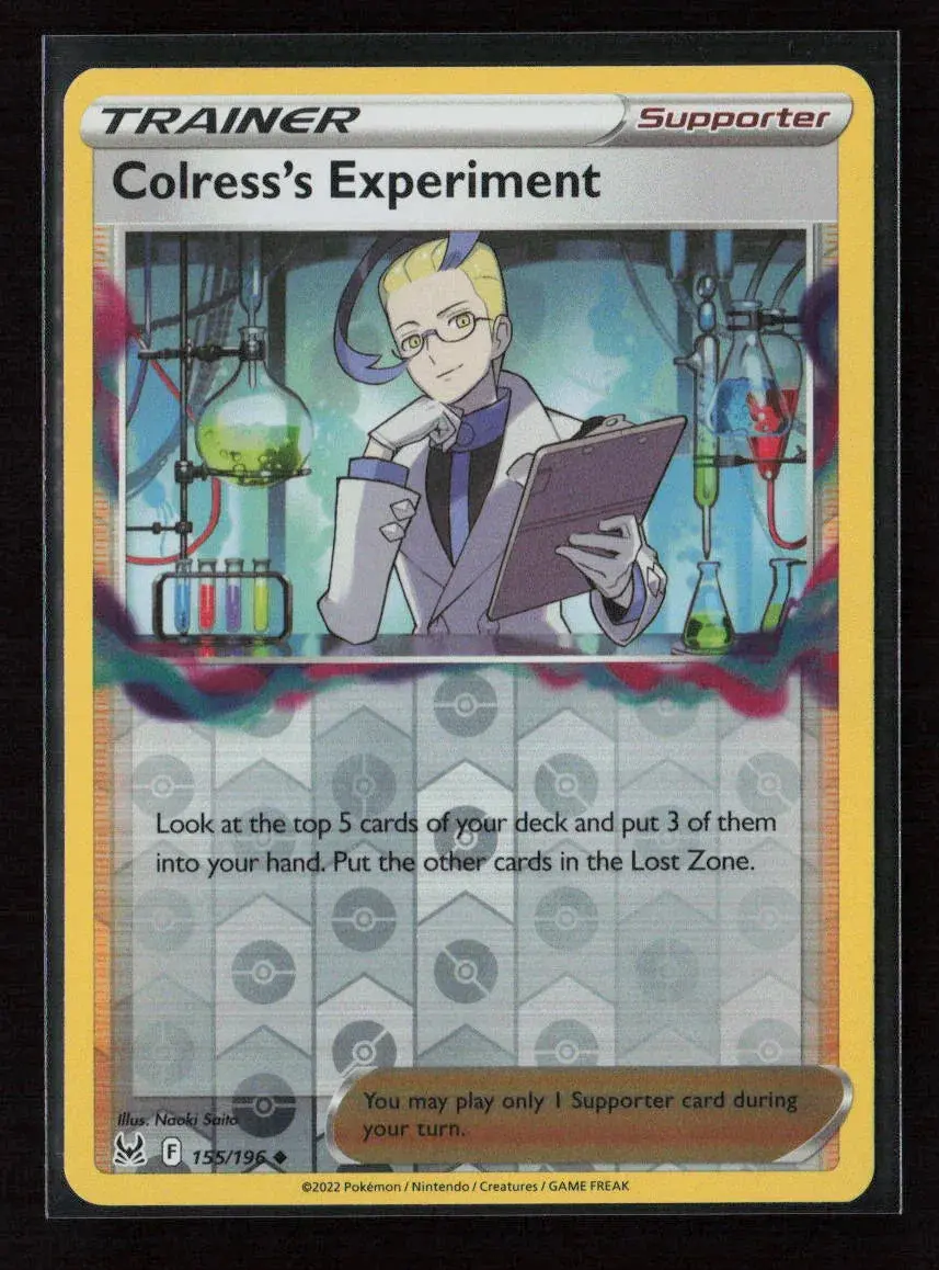 Colress's Experiment Uncommon Swsh11: Lost Origin 155/196 Nm 1