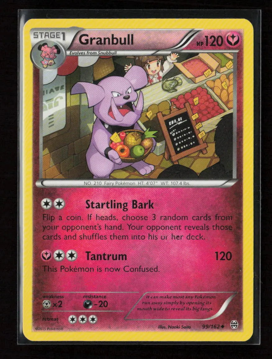 Granbull Uncommon Xy - Breakthrough 99/162 Lp 1