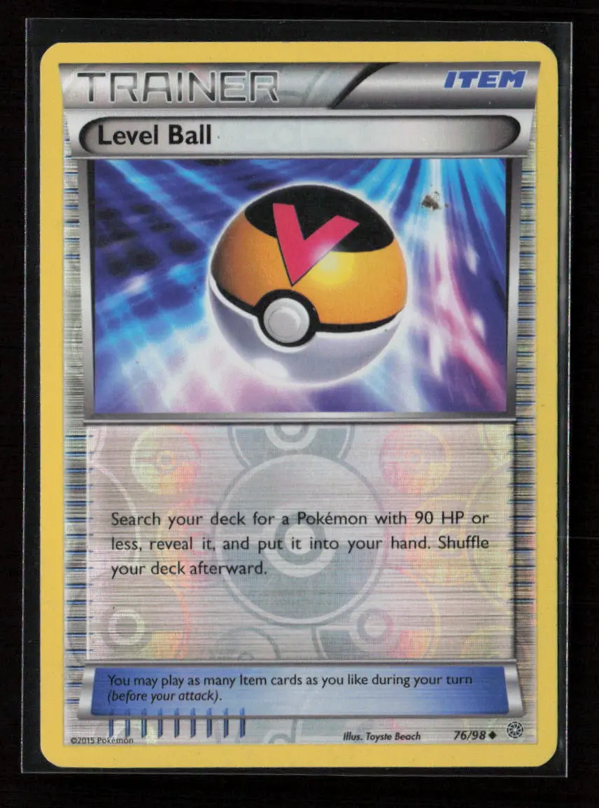 Level Ball Uncommon Xy - Ancient Origins 76/98 Lp 1
