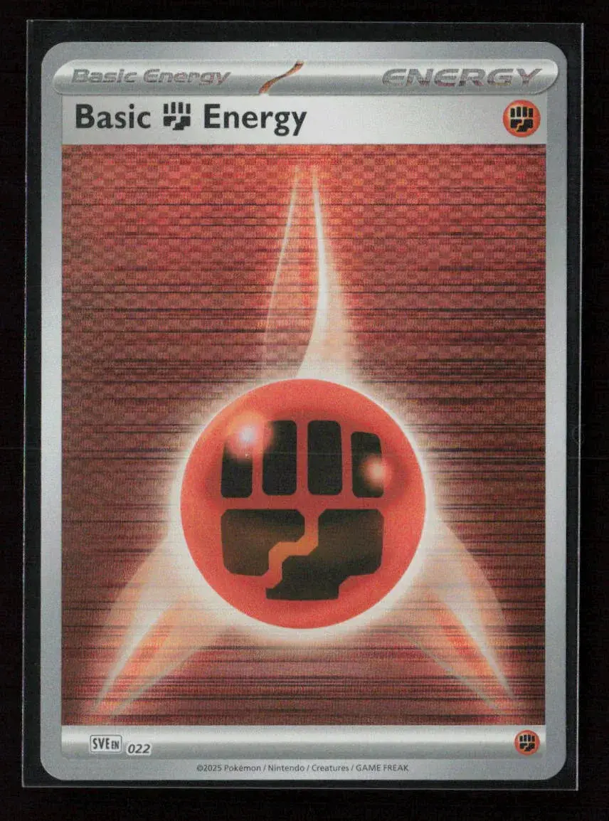 Basic Fighting Energy - Common Sve: Scarlet & Violet Energies 022 Nm 1
