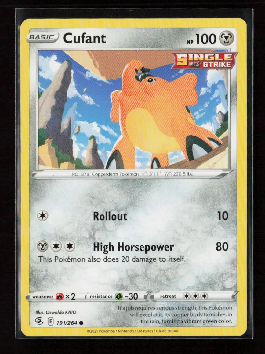 Cufant Common Swsh08: Fusion Strike 191/264 Lp 1