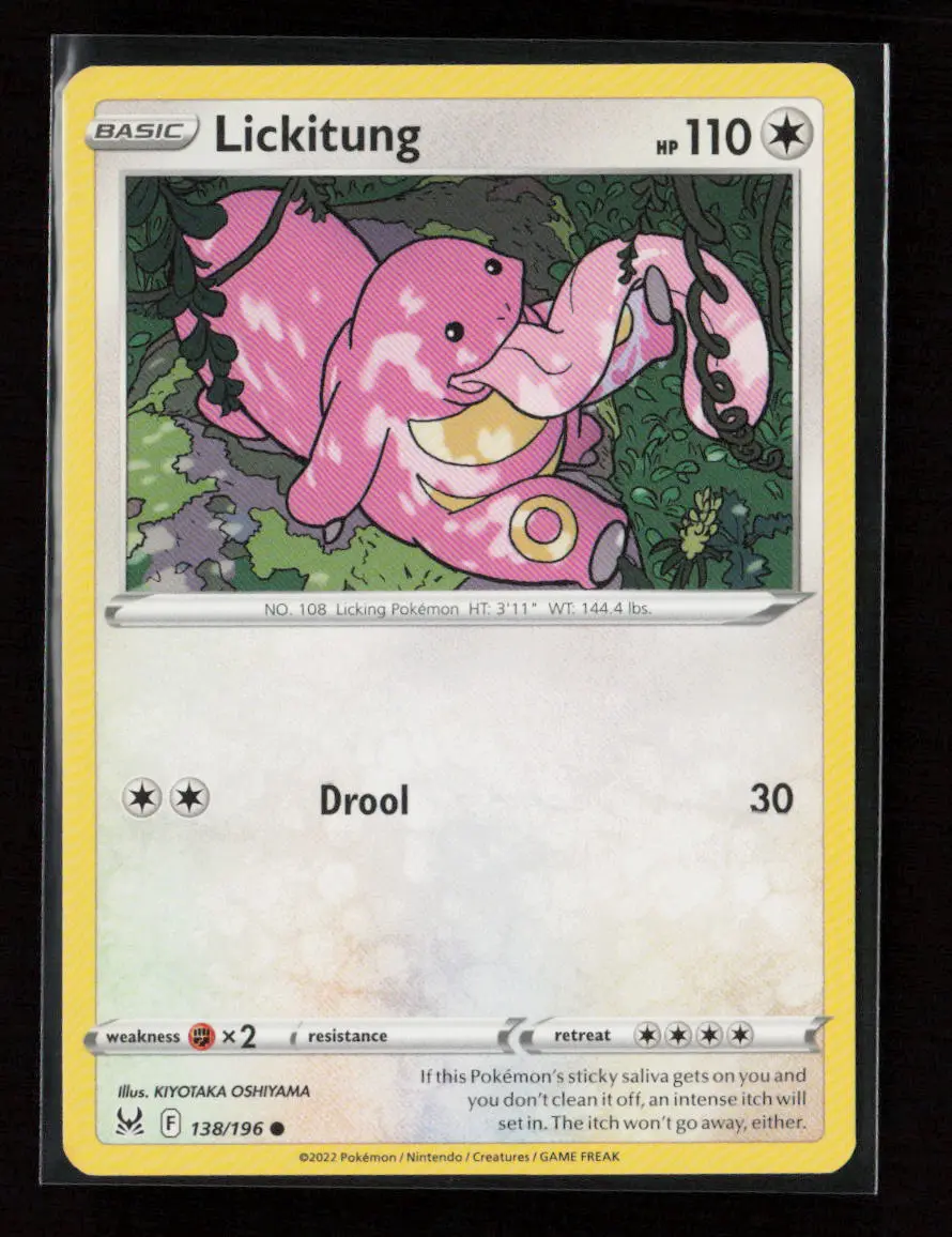 Lickitung Common Swsh11: Lost Origin 138/196 Lp 1