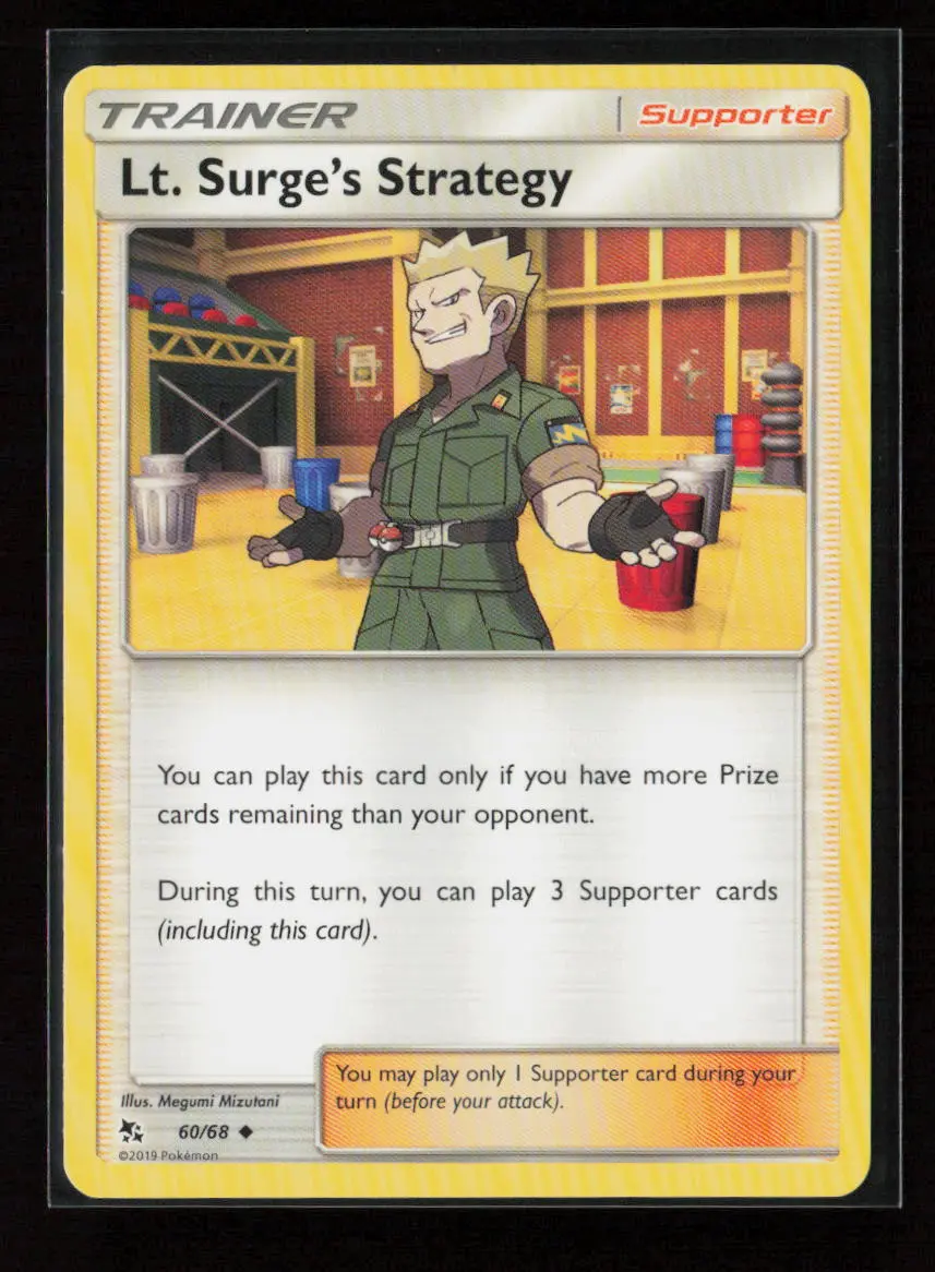 Lt. Surge's Strategy Uncommon Hidden Fates 60/68 Nm 1