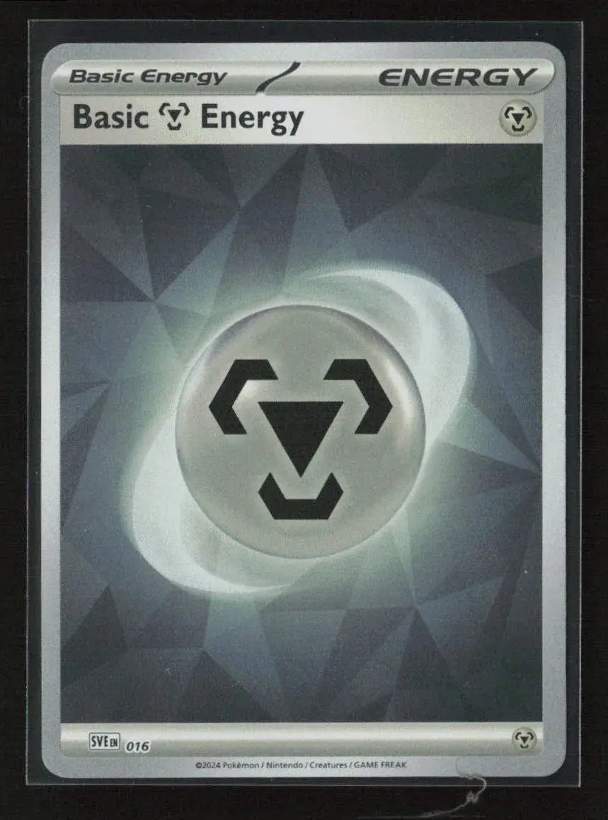Basic Metal Energy (Cracked Ice Holo) Common Sve: Scarlet & Violet Energies 016 Nm 1