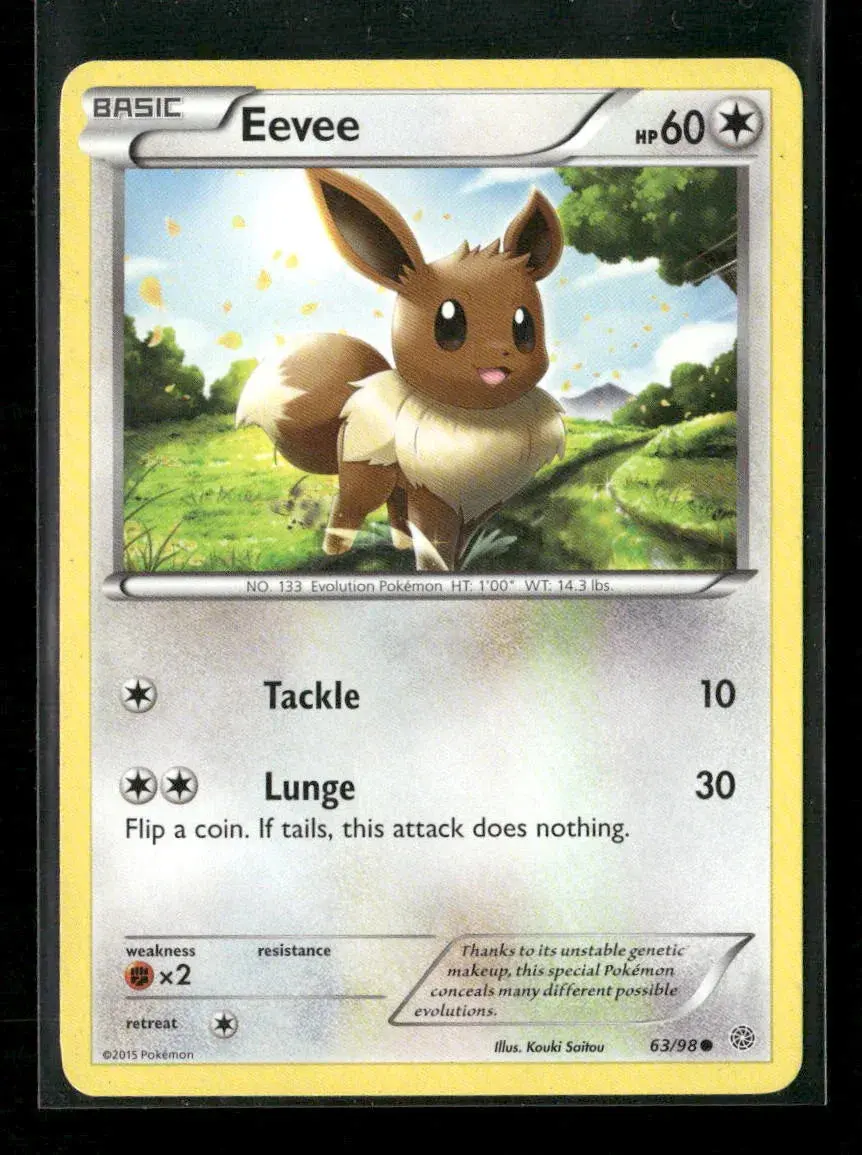 Eevee Common Xy - Ancient Origins 63/98 Lp 1