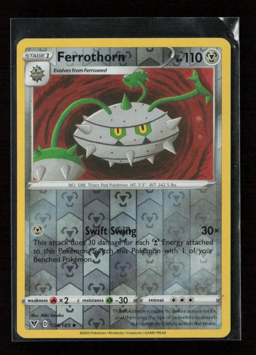 Ferrothorn Uncommon Swsh04: Vivid Voltage 124/185 Lp 1