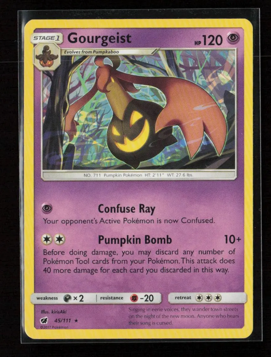 Gourgeist Rare Sm - Crimson Invasion 45/111 Lp 1