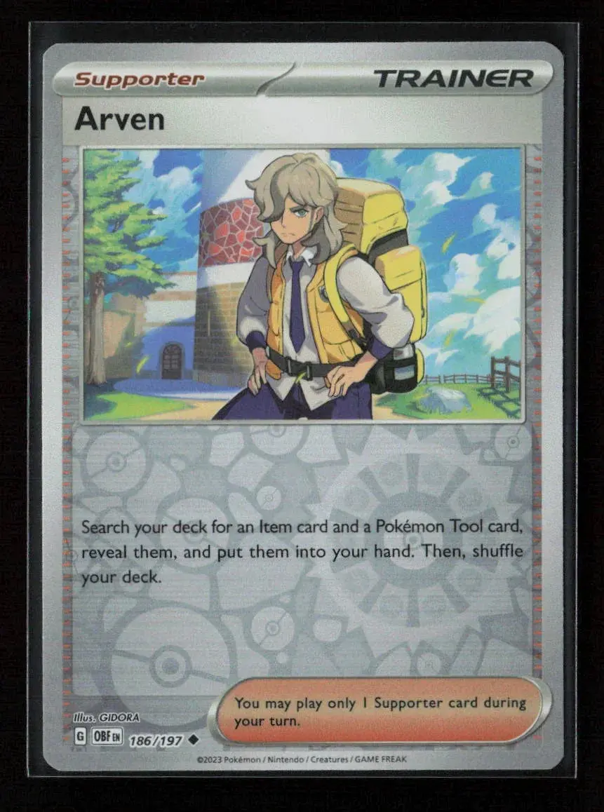 Arven Uncommon Sv03: Obsidian Flames 186/197 Nm 1