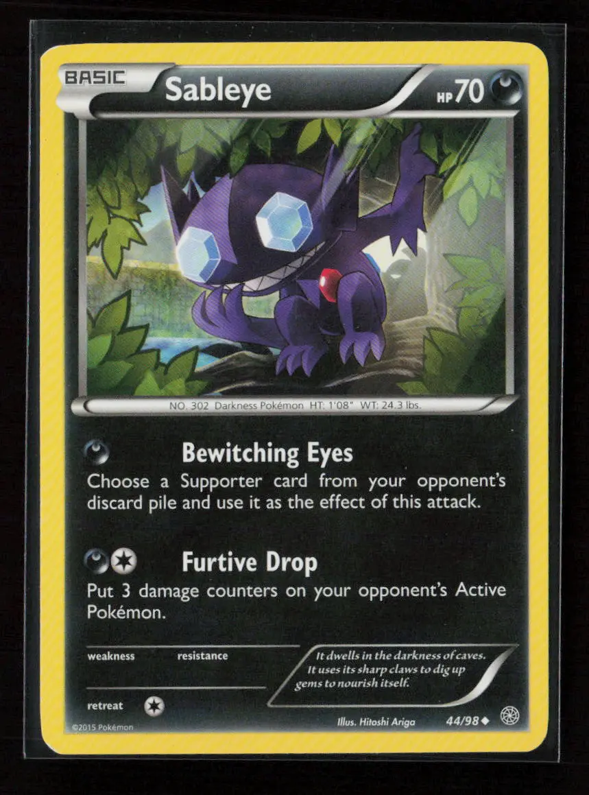 Sableye Uncommon Xy - Ancient Origins 44/98 Lp 1