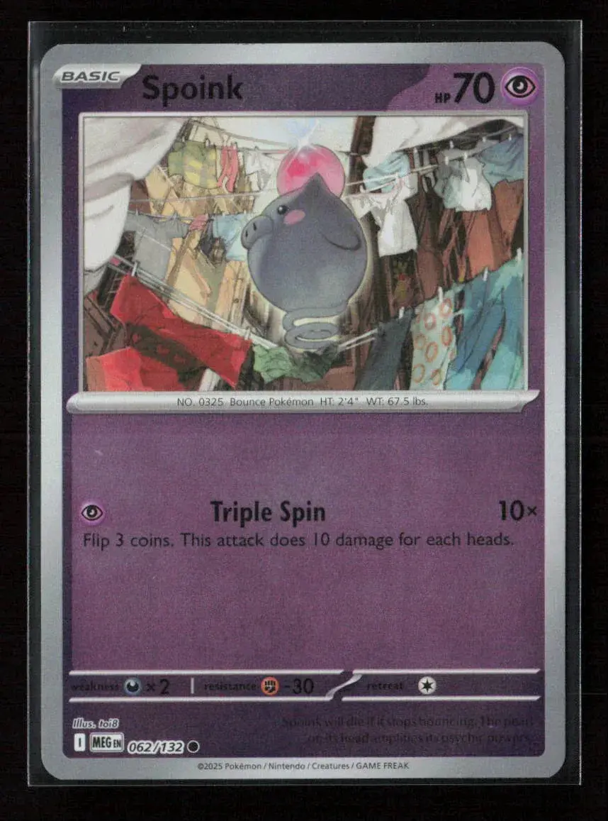 Spoink Common Me01: Mega Evolution 062/132 Nm 1