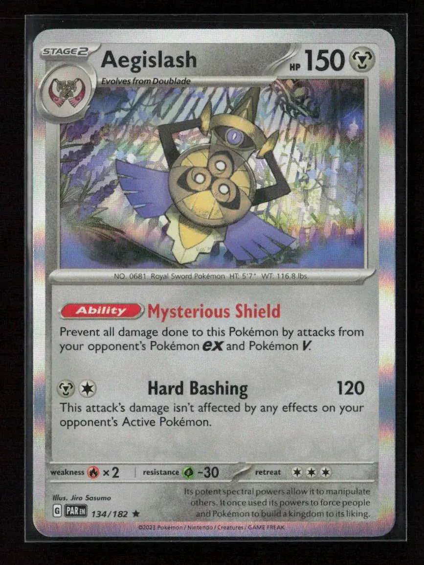 Aegislash - Rare Sv04: Paradox Rift 134/182 Nm 1
