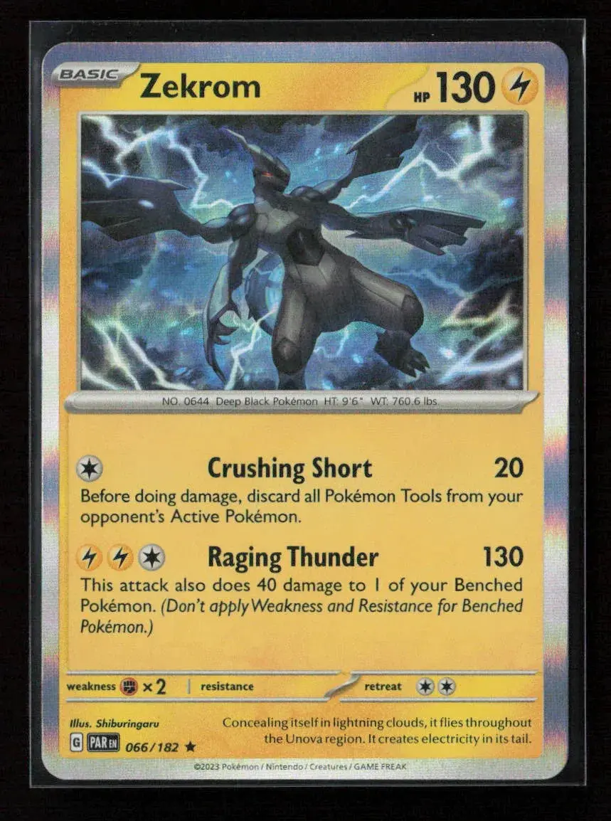 Zekrom Rare Sv04: Paradox Rift 066/182 Nm 1