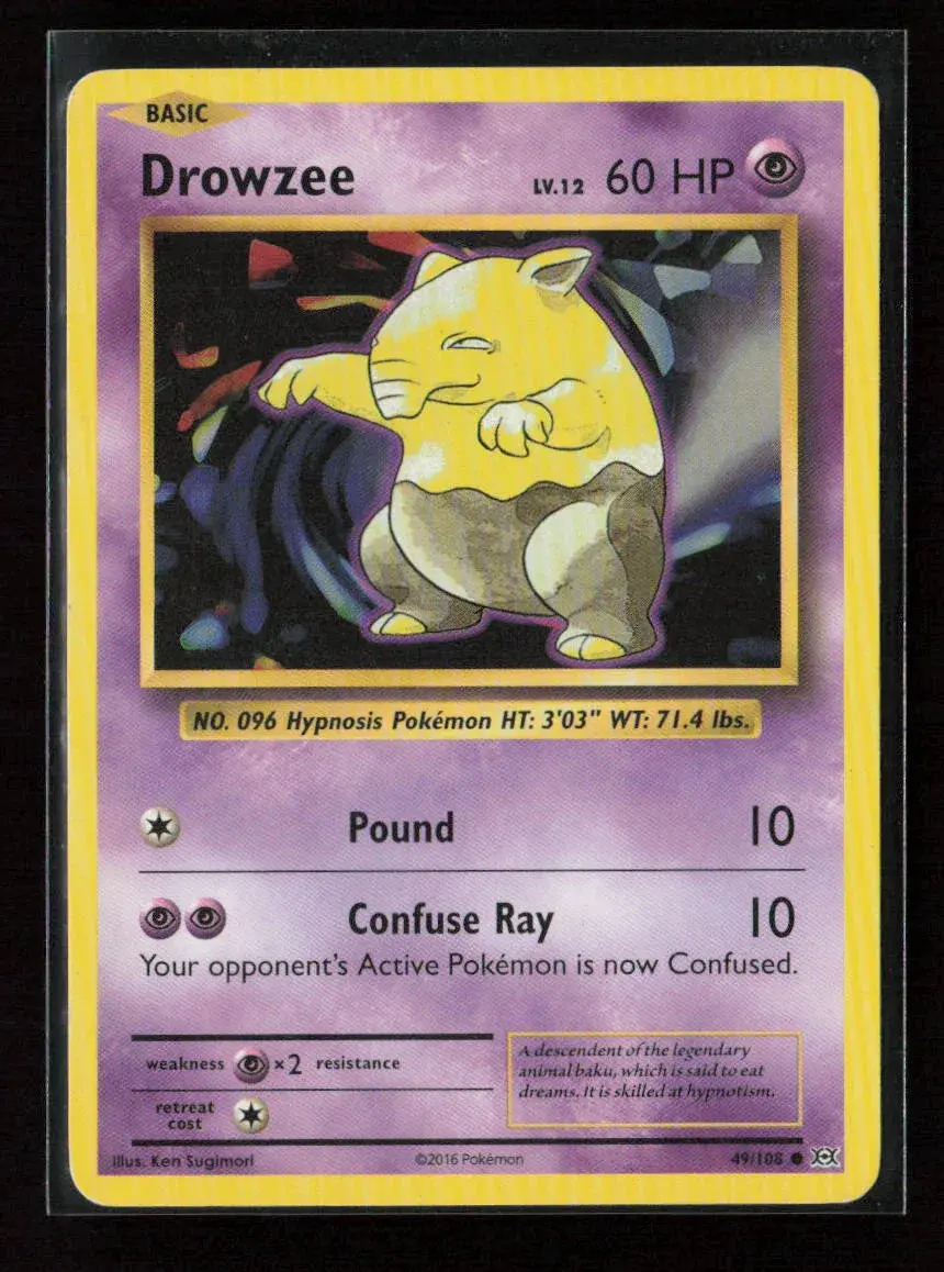 Drowzee Common Xy - Evolutions 49/108 Lp 1