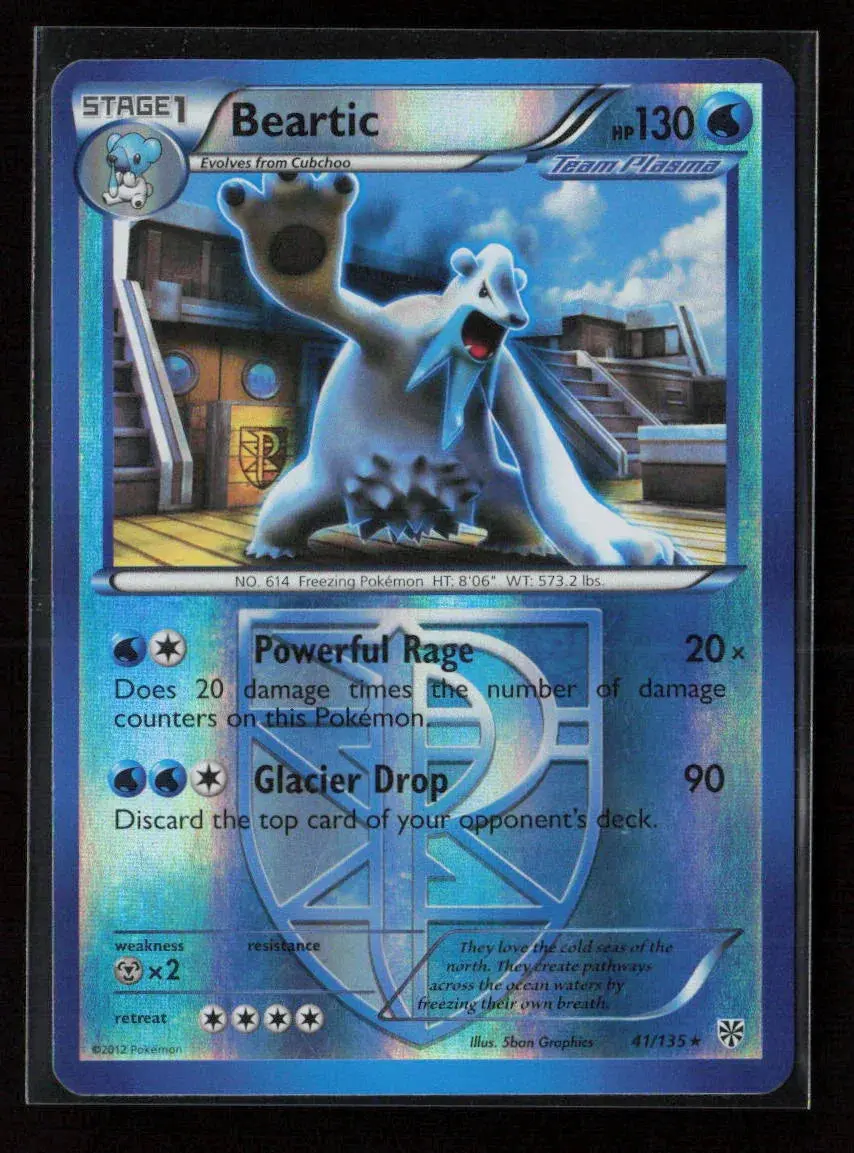 Beartic (Team Plasma) Rare Plasma Storm 41/135 Lp 1