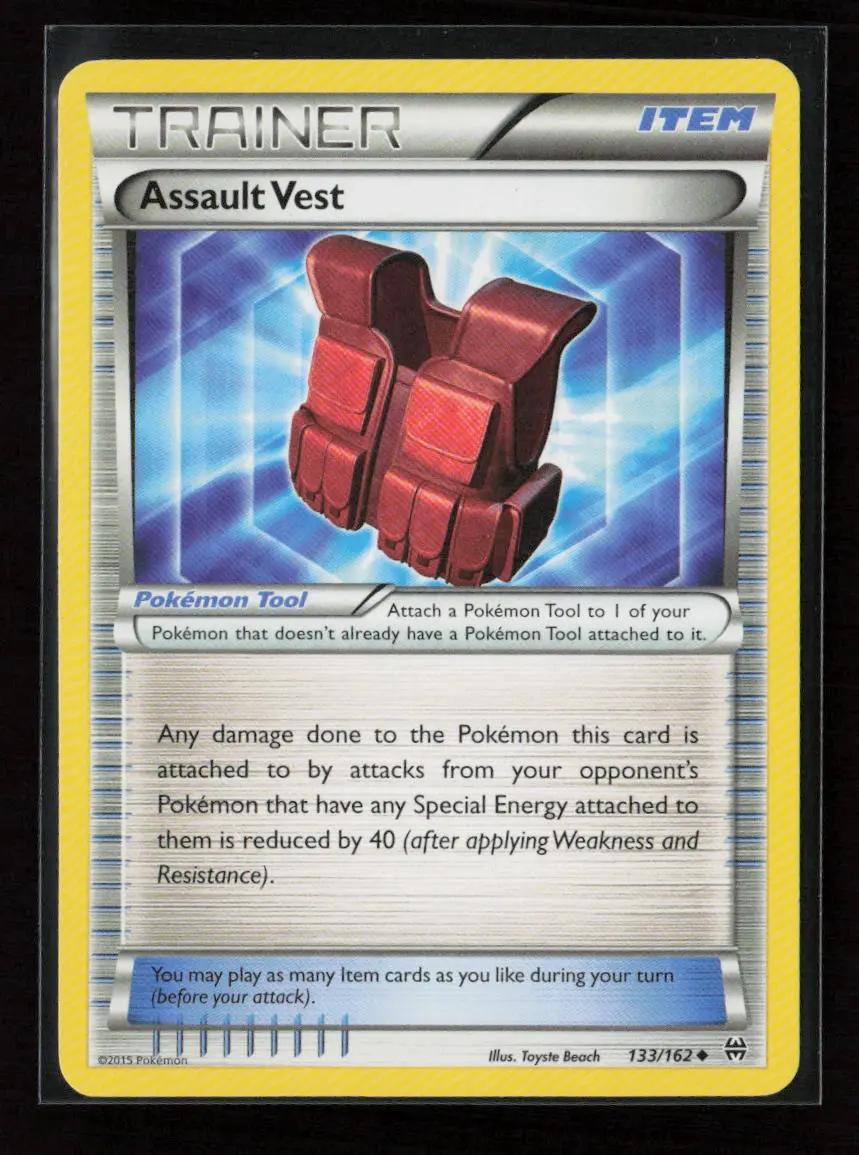 Assault Vest Uncommon Xy - Breakthrough 133/162 Lp 1