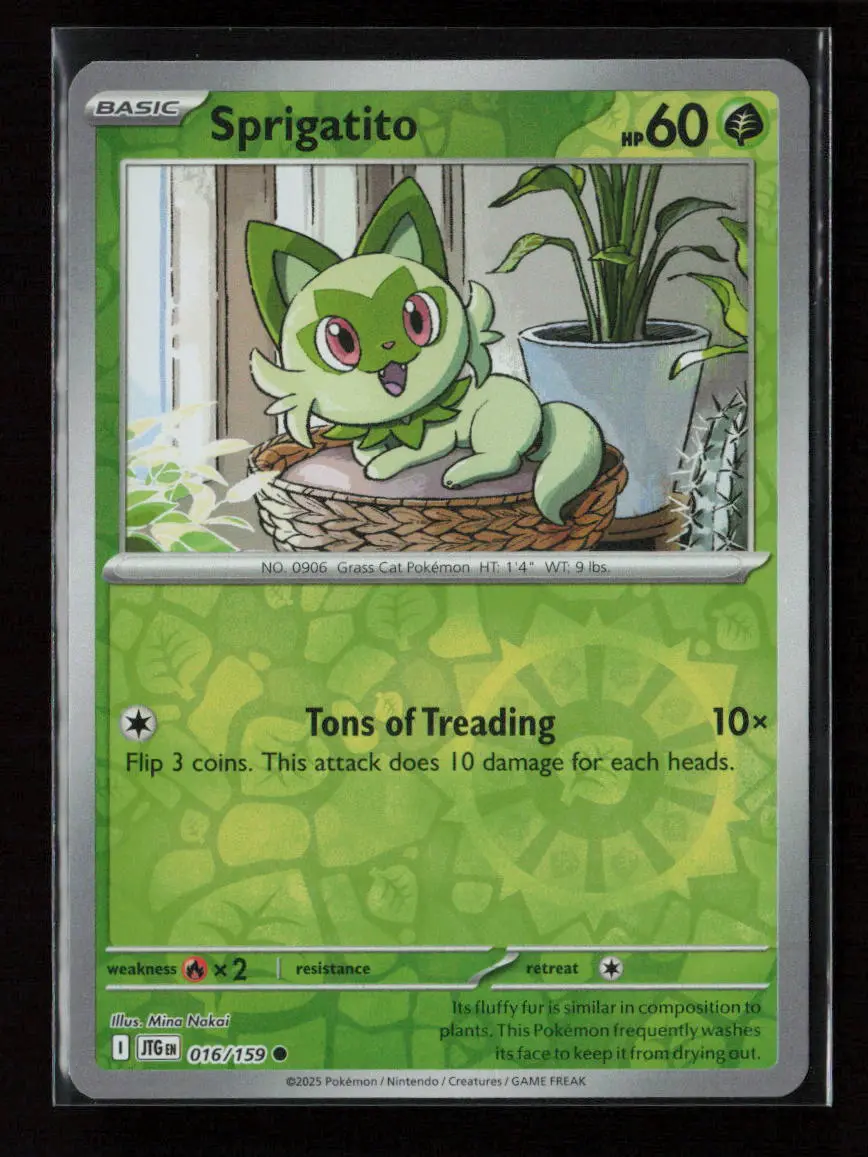 Sprigatito Common Sv09: Journey Together 016/159 Nm 1