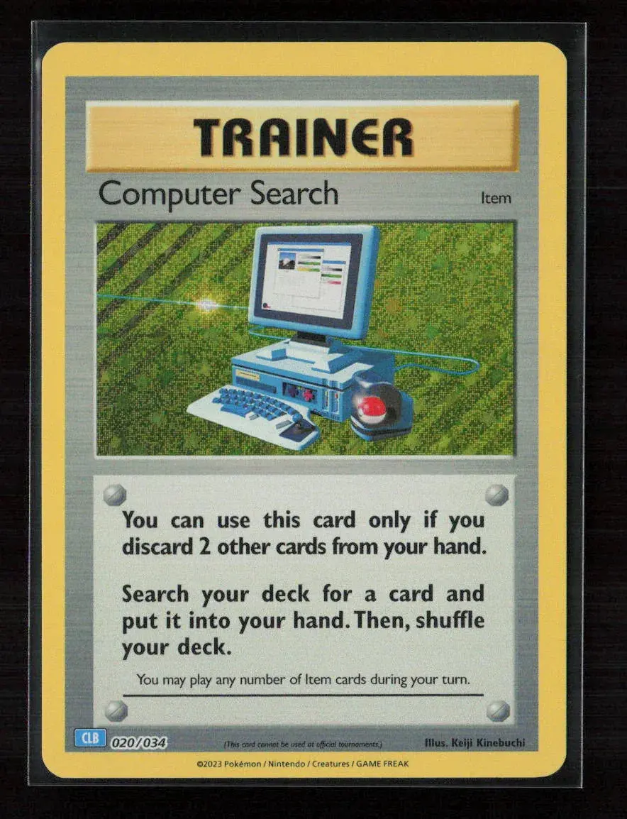 Computer Search (Clv) Classic Collection Trading Card Game Classic 020/034 Nm 1