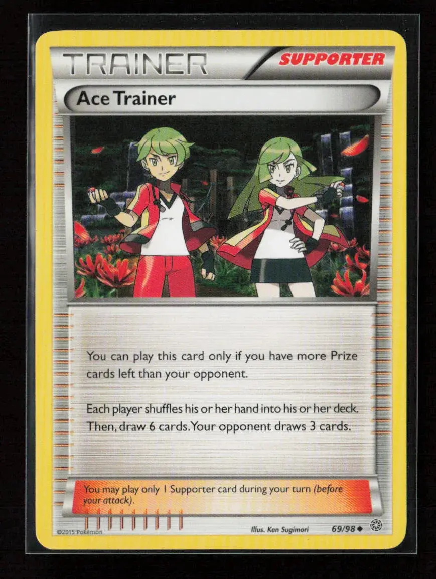 Ace Trainer Uncommon Xy - Ancient Origins 69/98 Nm 1