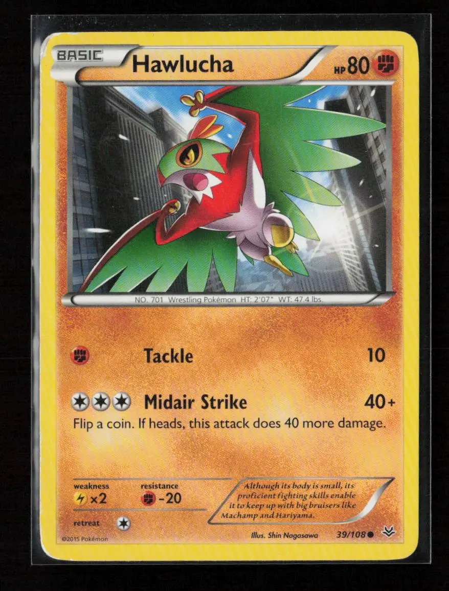 Hawlucha Common Xy - Roaring Skies 39/108 Lp 1