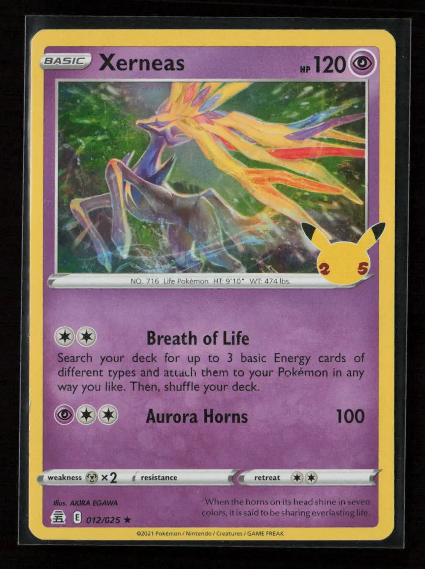 Xerneas Holo Rare Celebrations 012/025 Nm 1