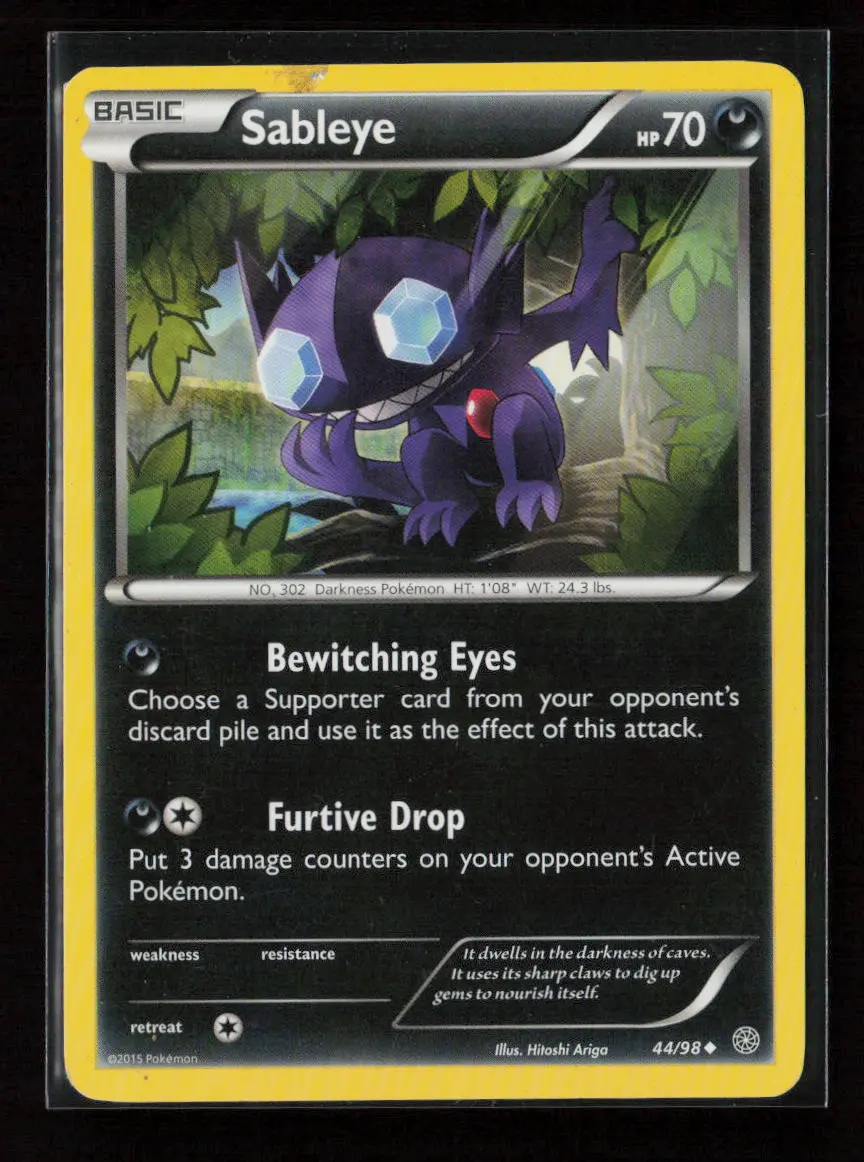 Sableye Uncommon Xy - Ancient Origins 44/98 Lp 1