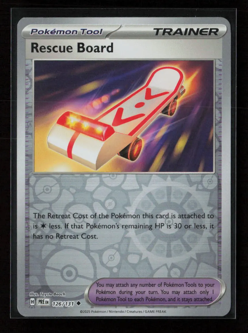 Rescue Board Uncommon Sv: Prismatic Evolutions 126/131 Nm 1