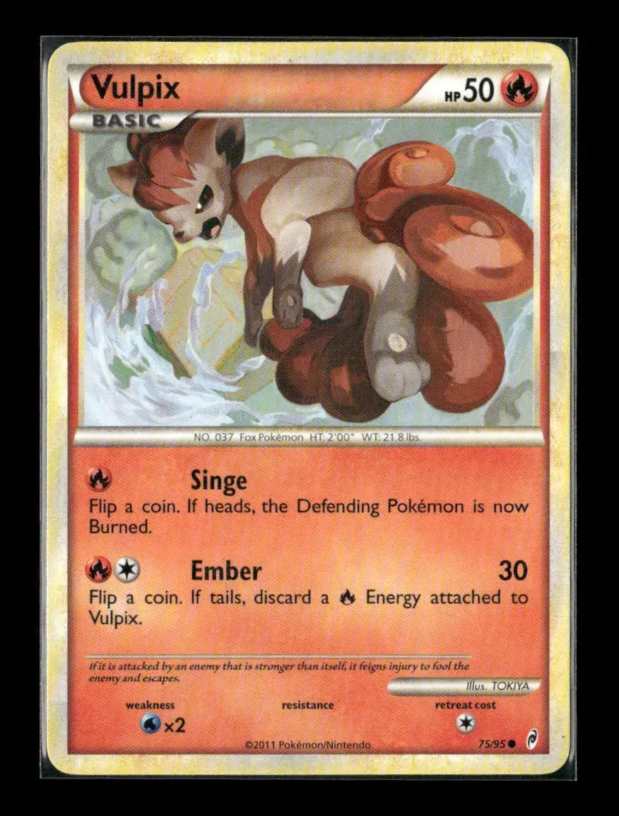 Vulpix Common Call Of Legends 75/95 Lp 1