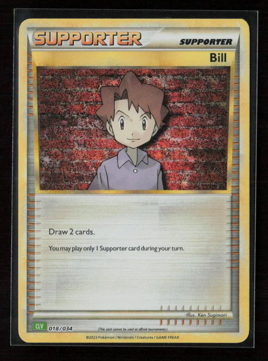 Bill (Clv) Classic Collection Trading Card Game Classic 018/034 Nm 1