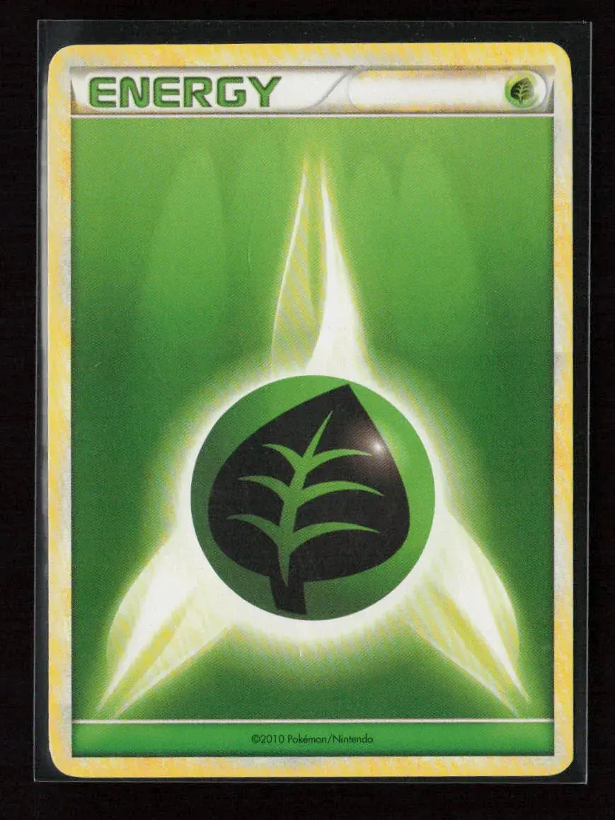 Grass Energy (2010 Unnumbered Hgss Style Non-Holo) Common League & Championship Cards Lp 1