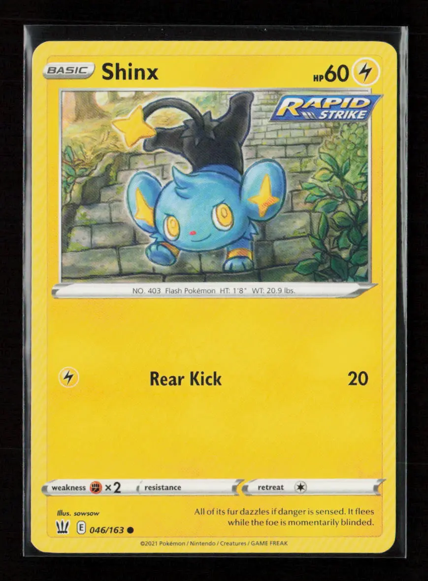 Shinx Common Swsh05: Battle Styles 046/163 Lp 1