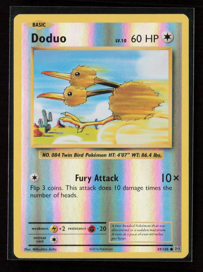 Doduo Common Xy - Evolutions 69/108 Lp 1