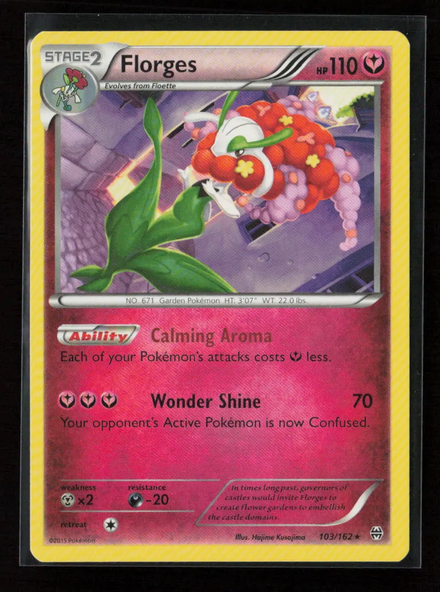 Florges Rare Xy - Breakthrough 103/162 Lp 1