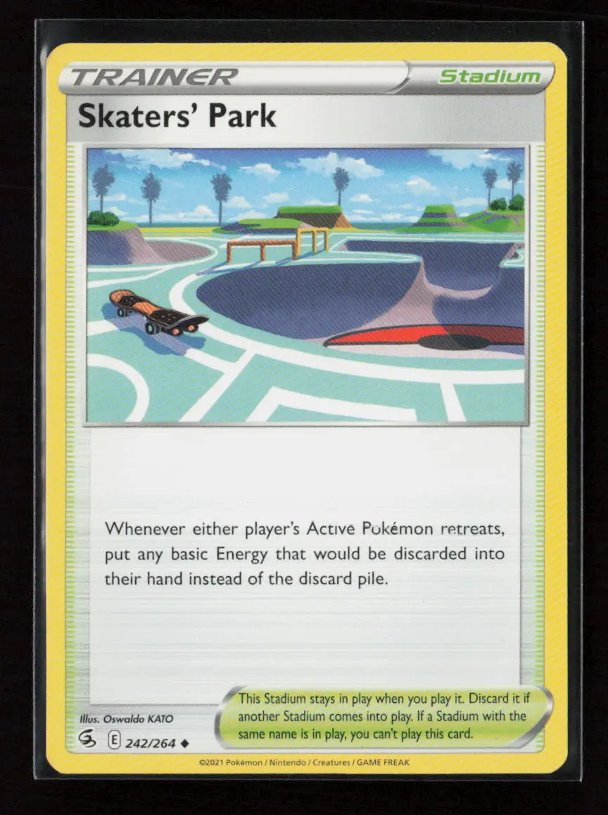 Skaters' Park Uncommon Swsh08: Fusion Strike 242/264 Lp 1