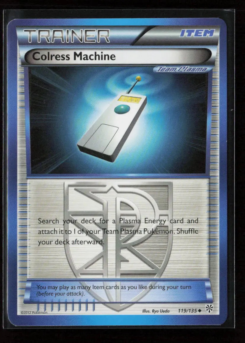 Colress Machine (Team Plasma) Uncommon Plasma Storm 119/135 Nm 1