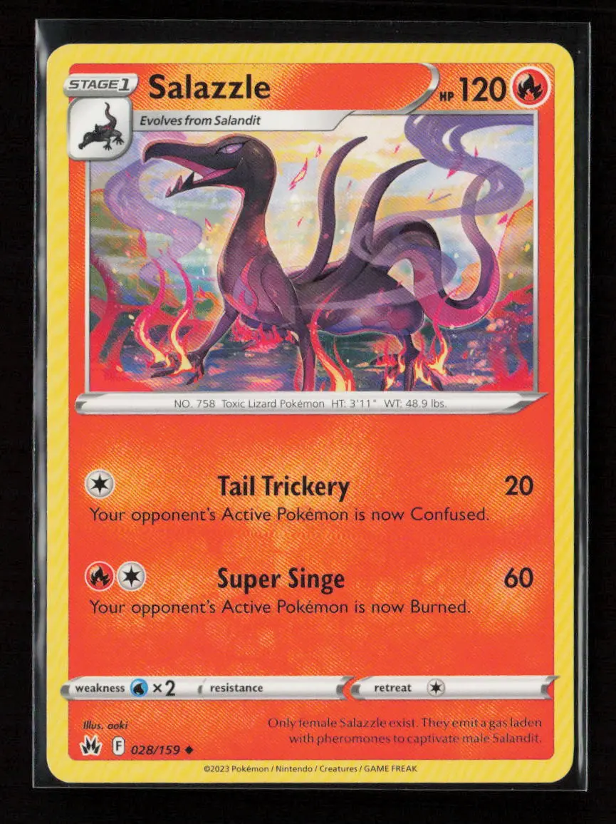 Salazzle Uncommon Crown Zenith 028/159 Nm 1