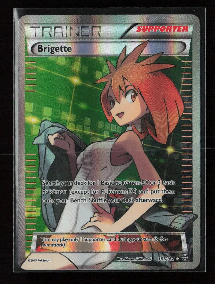 Brigette (Full Art) Ultra Rare Xy - Breakthrough 161/162 Lp 1