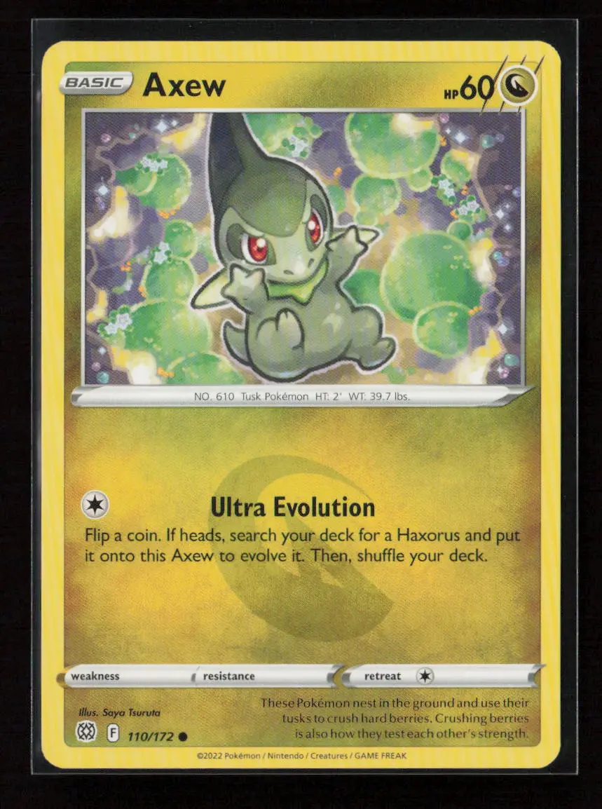 Axew Common Swsh09: Brilliant Stars 110/172 Nm 1