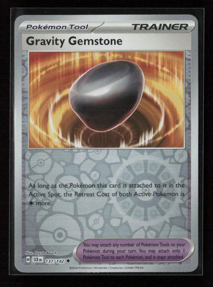 Gravity Gemstone Uncommon Sv07: Stellar Crown 137/142 Nm 1